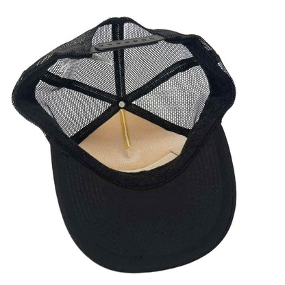 Chrome Hearts First Era CH Trucker Cap Cross Ball Mesh Cap Hat Black — view 4