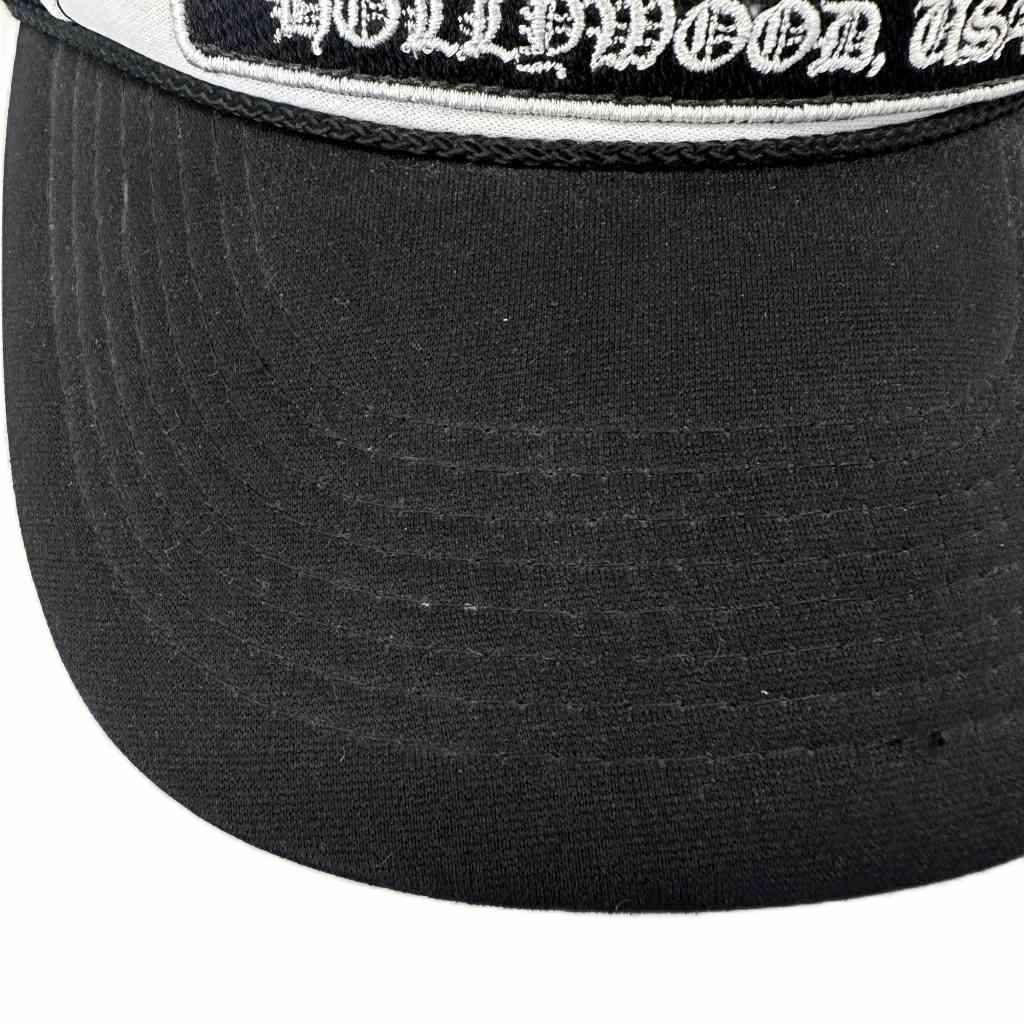 Chrome Hearts First Era CH Trucker Cap Cross Ball Mesh Cap Hat Black — view 5
