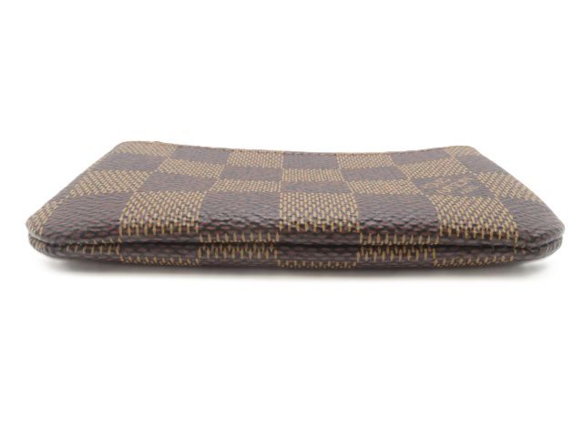 Louis Vuitton Pochette Cles Damier Key Case Canvas Brown Key Holder — view 5