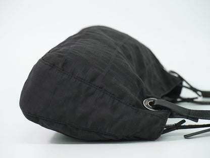 Fendi Zucca Shoulder Bag Canvas Black — view 4