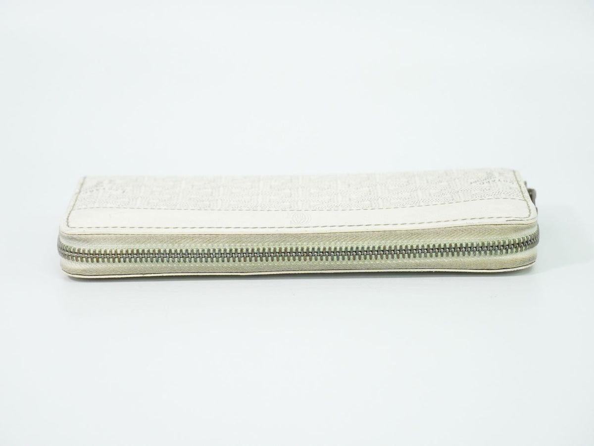 Goyard Matignon GM Zip Around Wallet White — view 5
