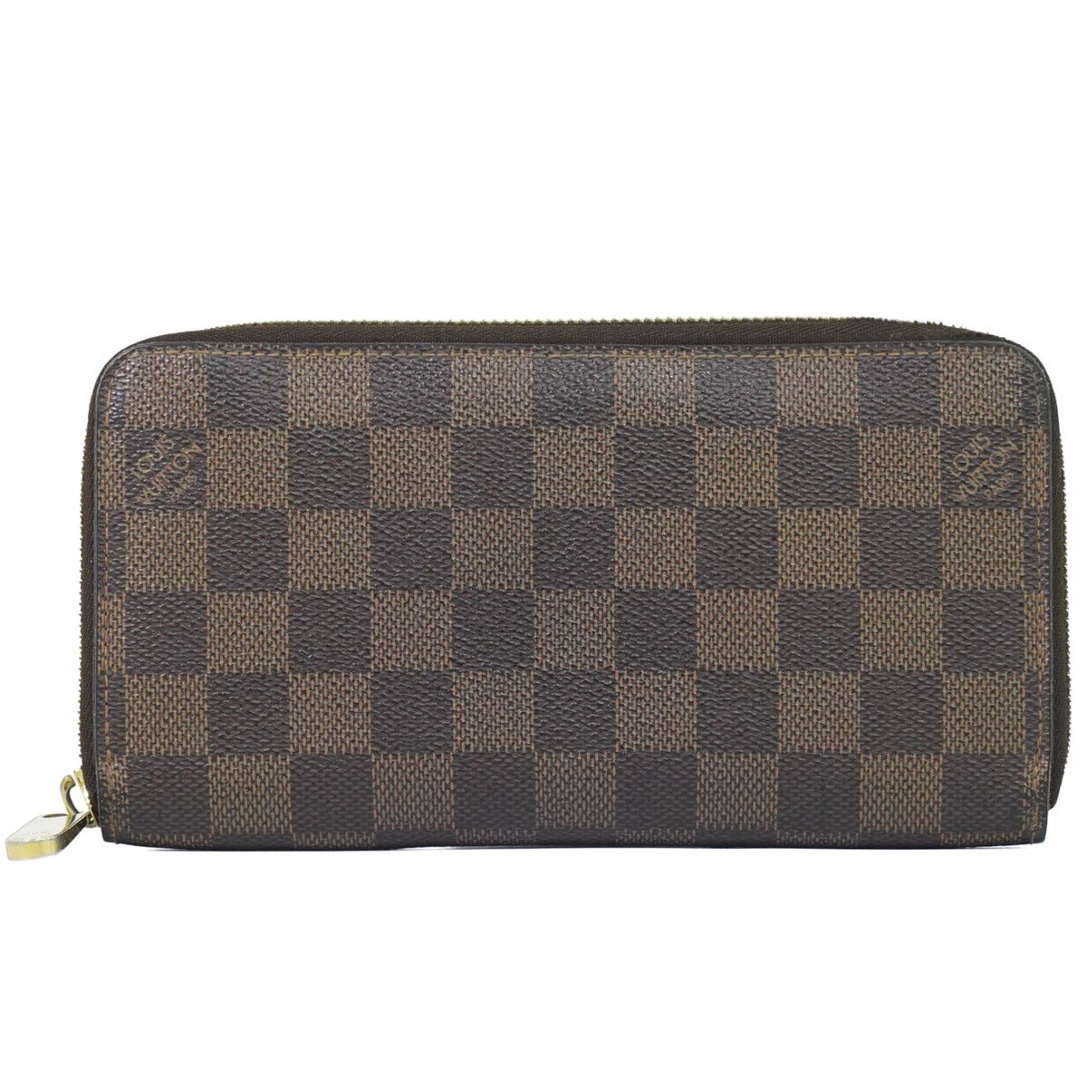 Louis Vuitton LV Vintage Zippy Wallet Damier Ebene Brown