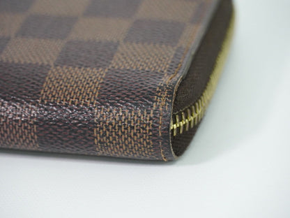 Louis Vuitton LV Vintage Zippy Wallet Damier Ebene Brown — view 7