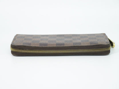 Louis Vuitton LV Vintage Zippy Wallet Damier Ebene Brown — view 4