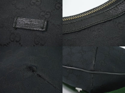 Gucci Sherry Line GG Canvas Shoulder Bag Pochette Black Shelly — view 7