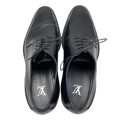 Louis Vuitton Leather Shoes Kensington Derby Black Monogram 10 — view 5