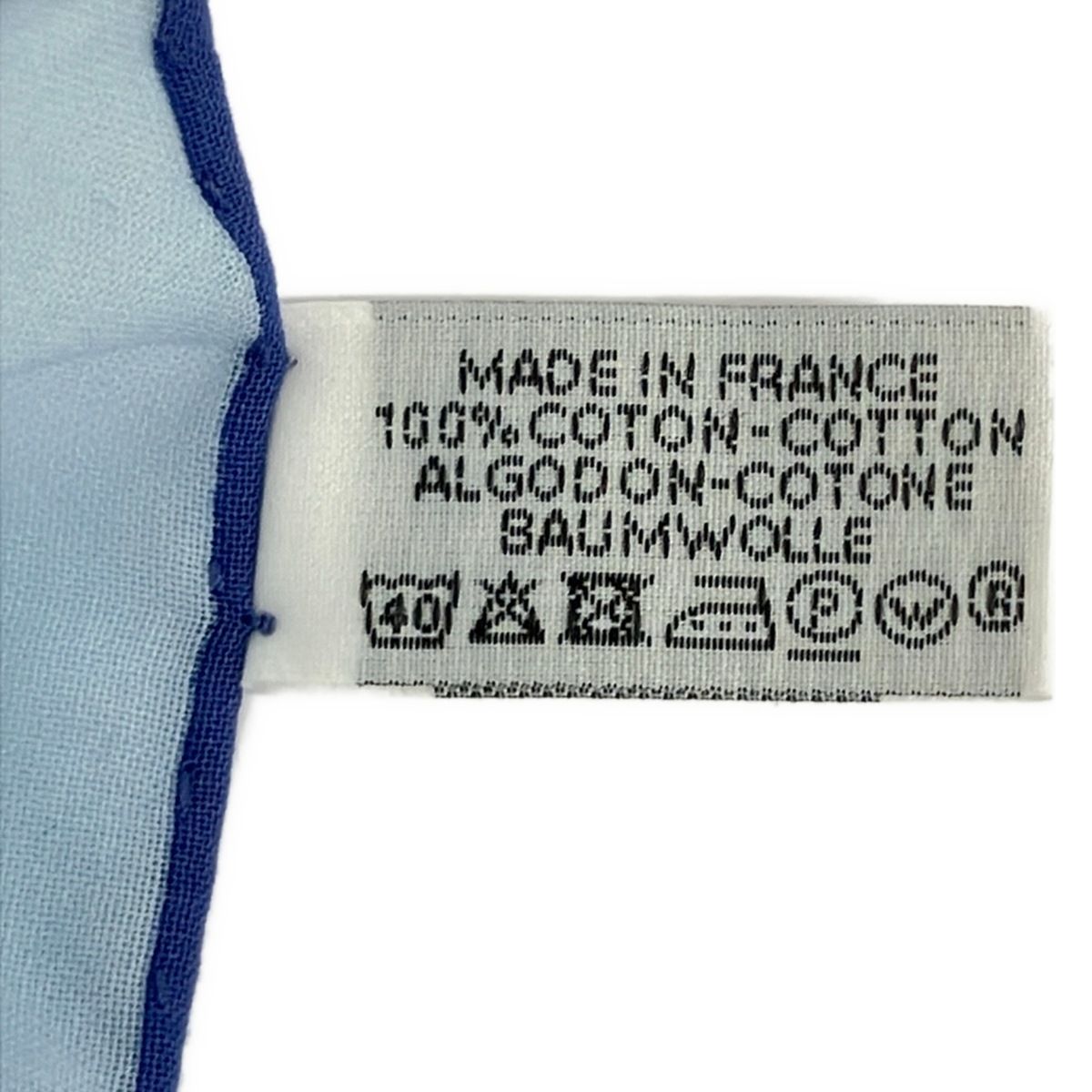 Hermes Handkerchief Light Blue Pegase Pop — view 4