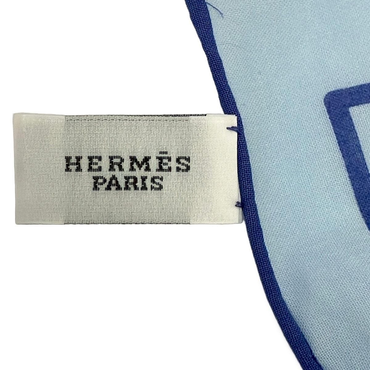 Hermes Handkerchief Light Blue Pegase Pop — view 3