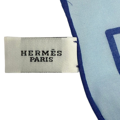 Hermes Handkerchief Light Blue Pegase Pop — view 3