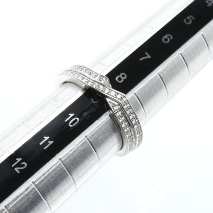 Harry Winston Platinum Tryst Two Row Band Ring Diamond — view 6