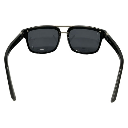 Louis Vuitton Sunglasses Dark Navy Black Silver Eyewear — view 3