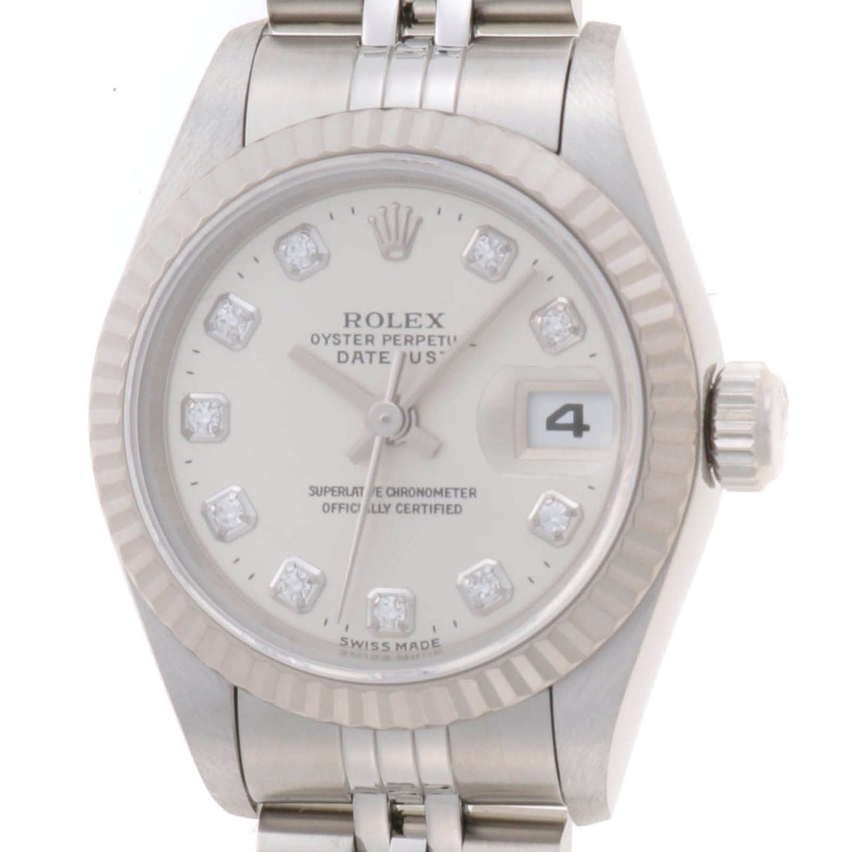 Rolex Datejust Watch Stainless Steel Silver