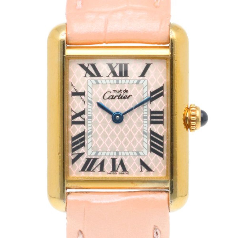 Cartier Must Tank SM Acquarino Watch Quartz