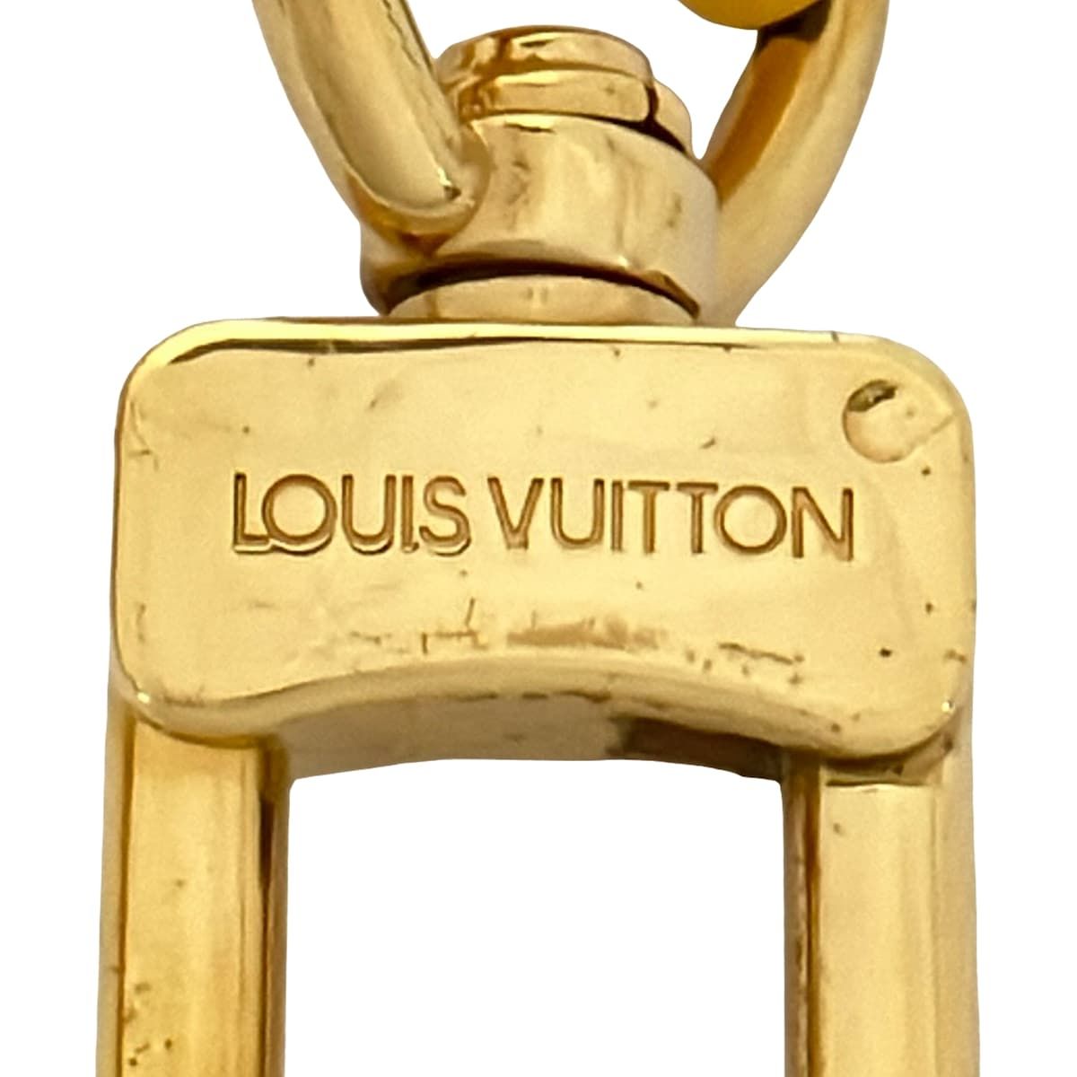 Louis Vuitton Shoulder Strap Citrine Leather — view 3