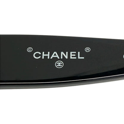 Chanel Sunglasses Black CC Logo Eyewear — view 4