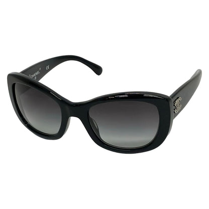 Chanel Sunglasses Black CC Logo Eyewear
