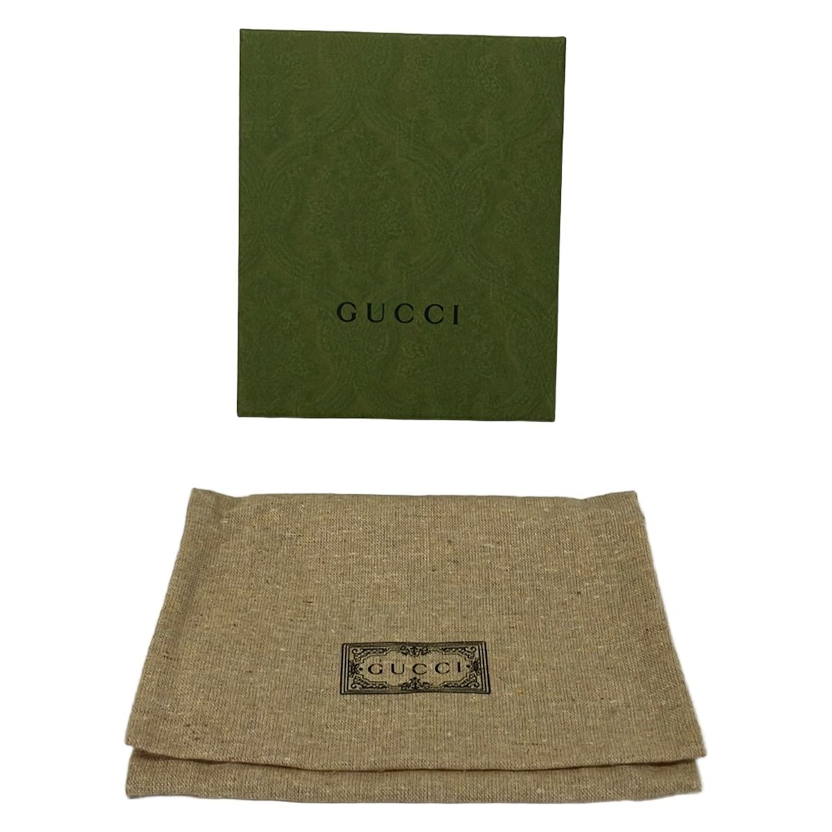 Gucci Bifold Wallet GG Marmont Black Dark Brown Beige Leather — view 6