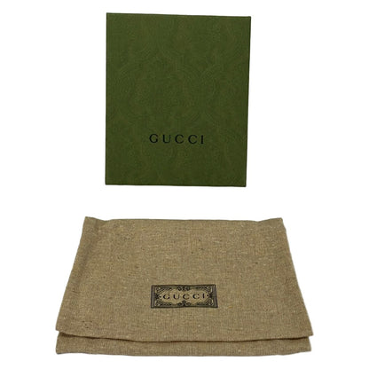 Gucci Bifold Wallet GG Marmont Black Dark Brown Beige Leather — view 6