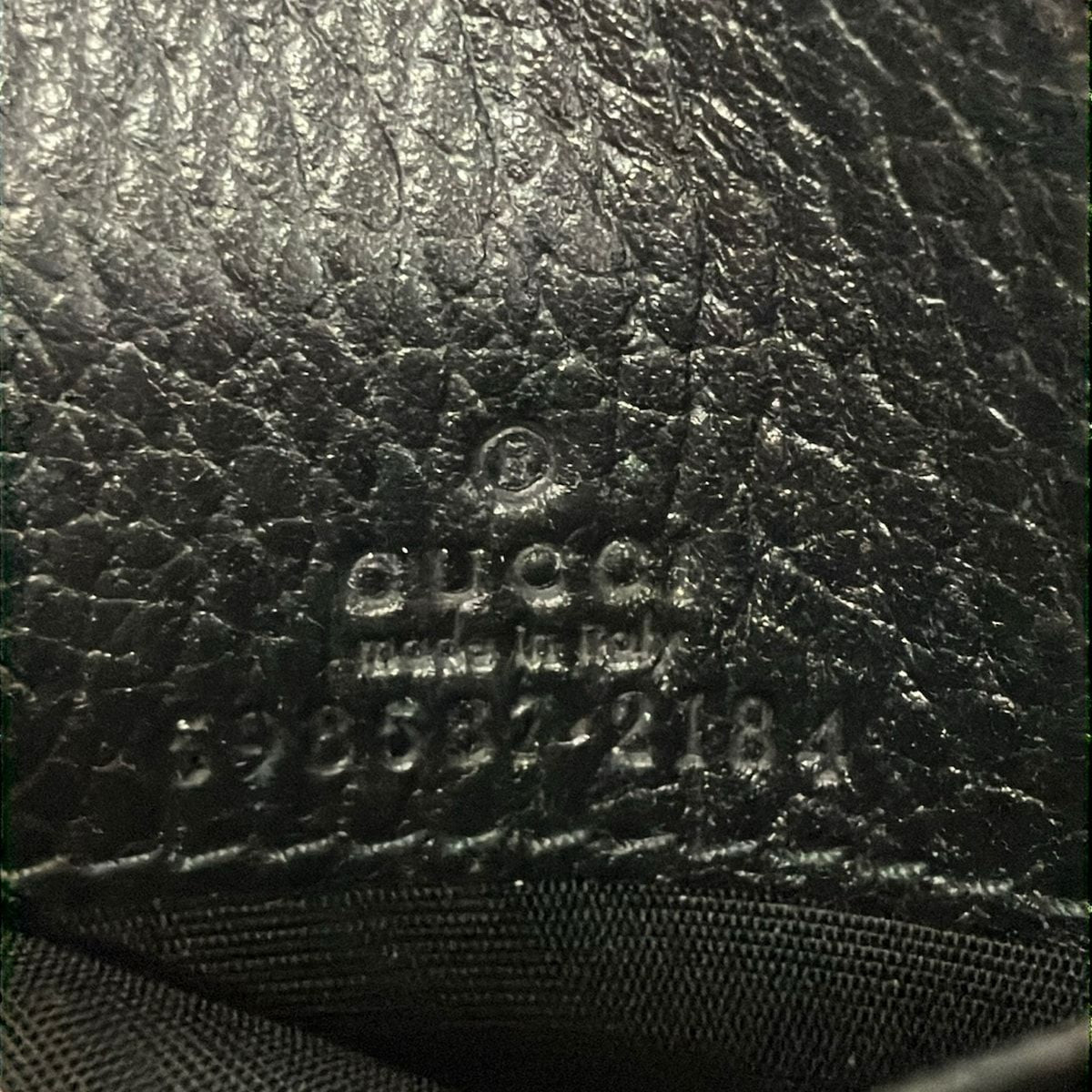 Gucci Bifold Wallet GG Marmont Black Dark Brown Beige Leather — view 5
