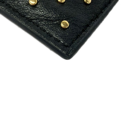Prada Coin Purse Black Fragment Case Studs Leather — view 6