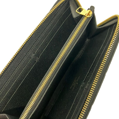 Louis Vuitton Wallet Monogram Empreinte Portefeuille Clemence Noir Leather — view 3