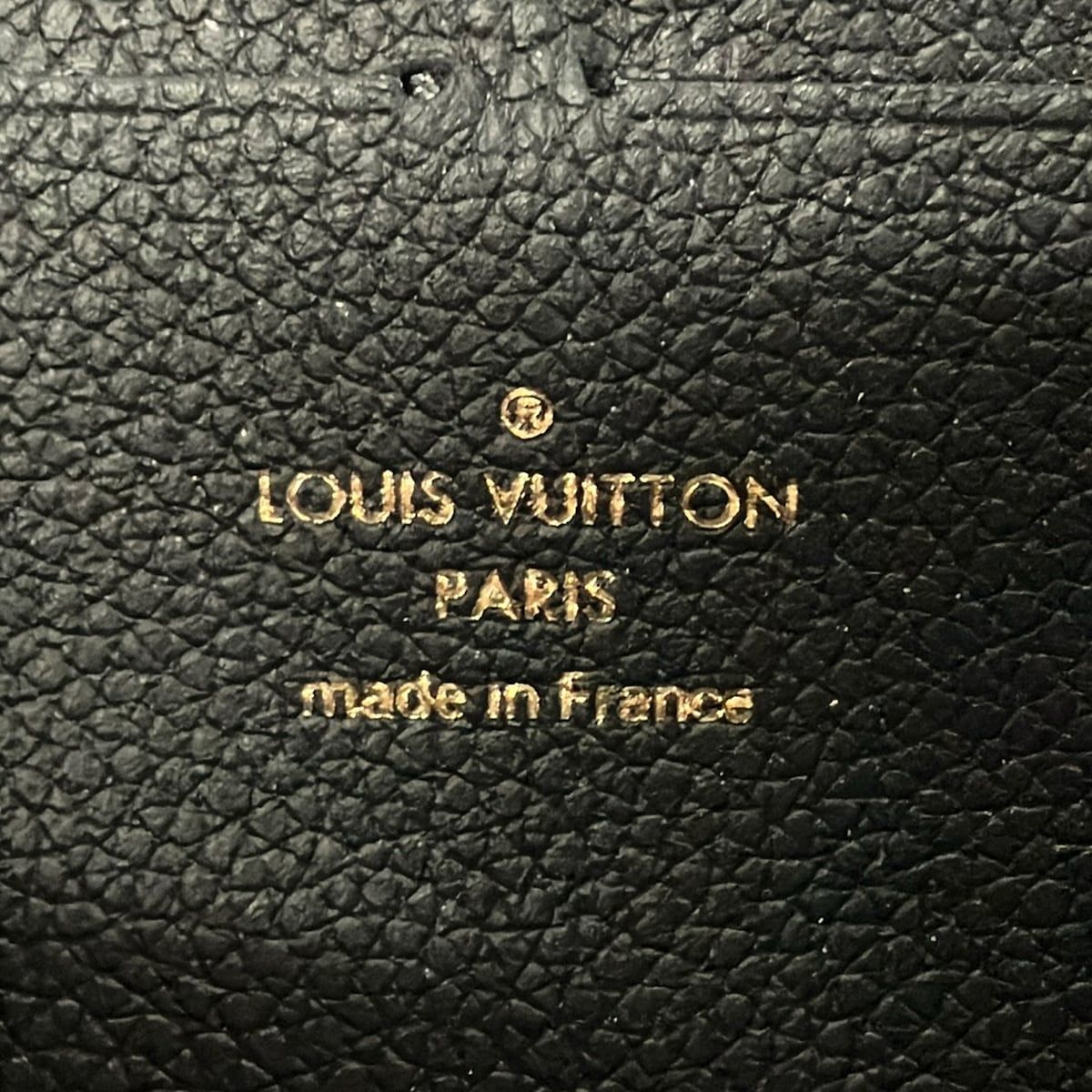 Louis Vuitton Wallet Monogram Empreinte Portefeuille Clemence Noir Leather — view 5