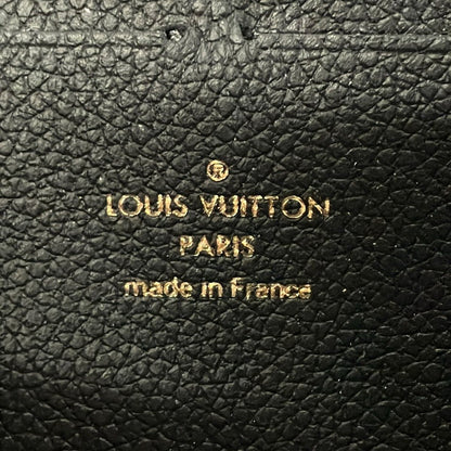 Louis Vuitton Wallet Monogram Empreinte Portefeuille Clemence Noir Leather — view 5