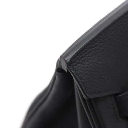 Hermes Birkin 35 Black Silver Handbag Togo — view 6