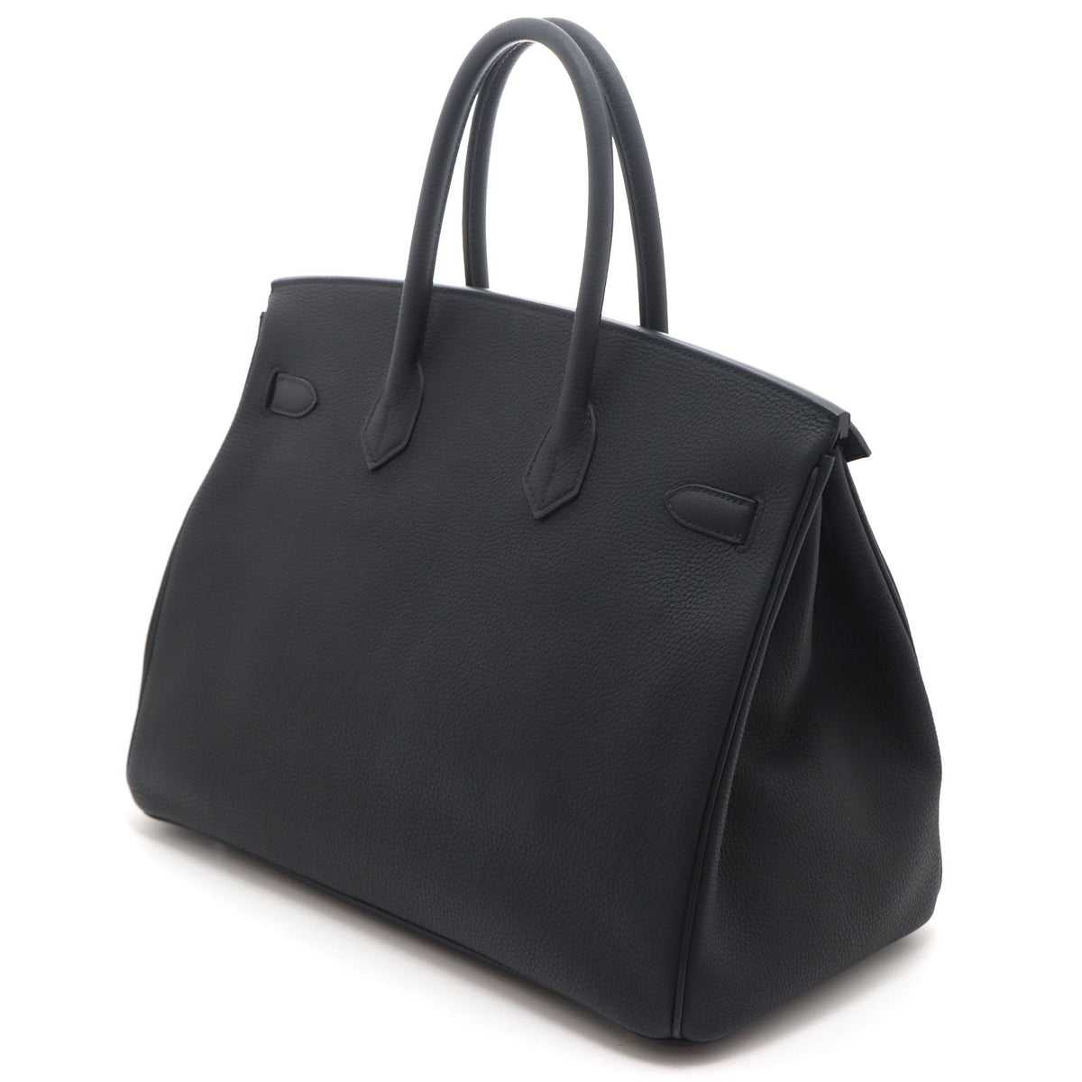 Hermes Birkin 35 Black Silver Handbag Togo — view 2