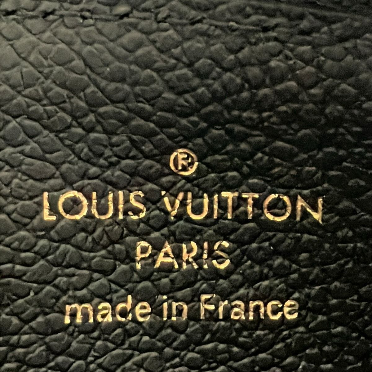 Louis Vuitton Coin Purse Monogram Empreinte Card Case Romy Noir Leather Cowhide — view 4