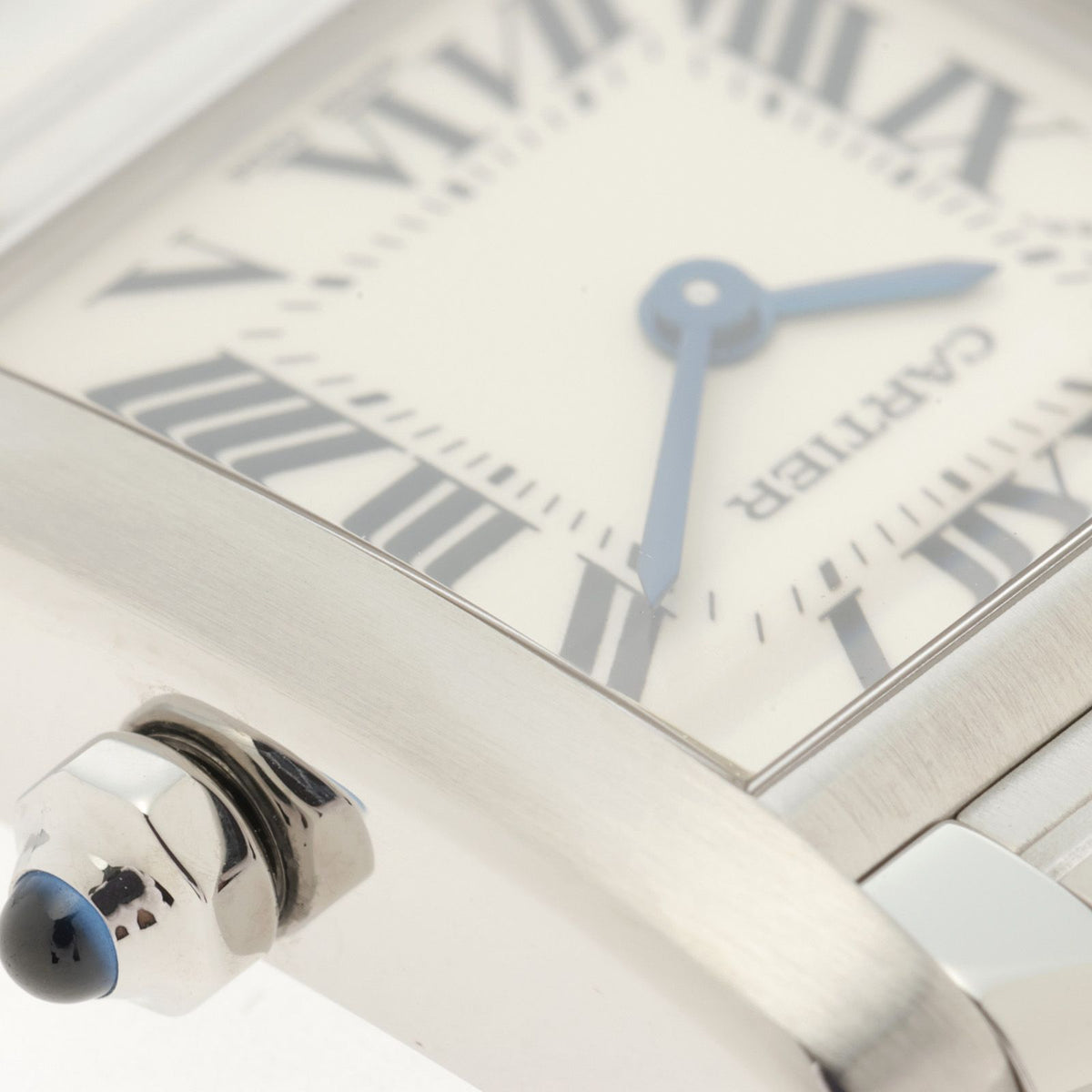 Cartier Tank Francaise SM Watch Steel Silver Dial Quartz — view 5