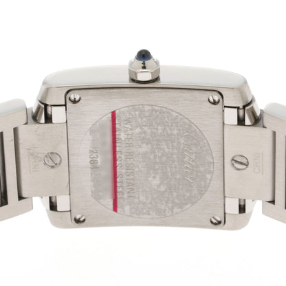 Cartier Tank Francaise SM Watch Steel Silver Dial Quartz — view 7
