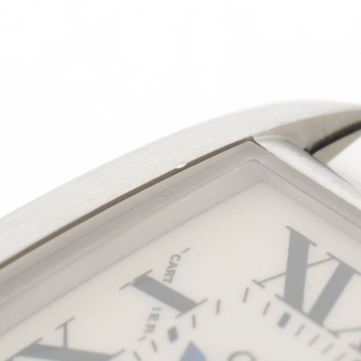 Cartier Tank Francaise SM Watch Steel Silver Dial Quartz — view 4
