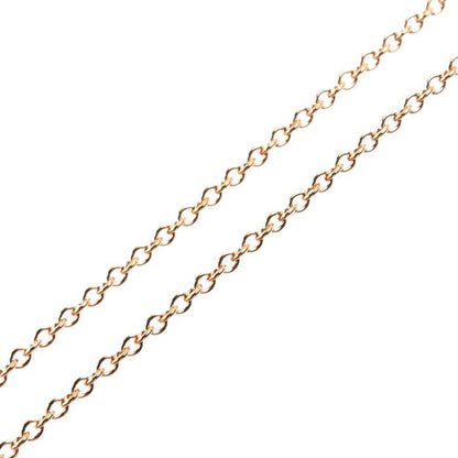 Tiffany & Co 18k Pink Gold Open Heart 11 Necklace Diamond 40 — view 4