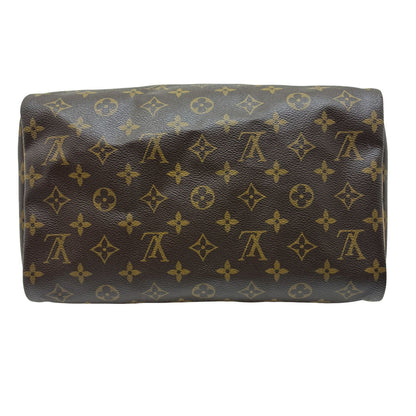 Louis Vuitton Speedy 30 Monogram Brown Handbag — view 3