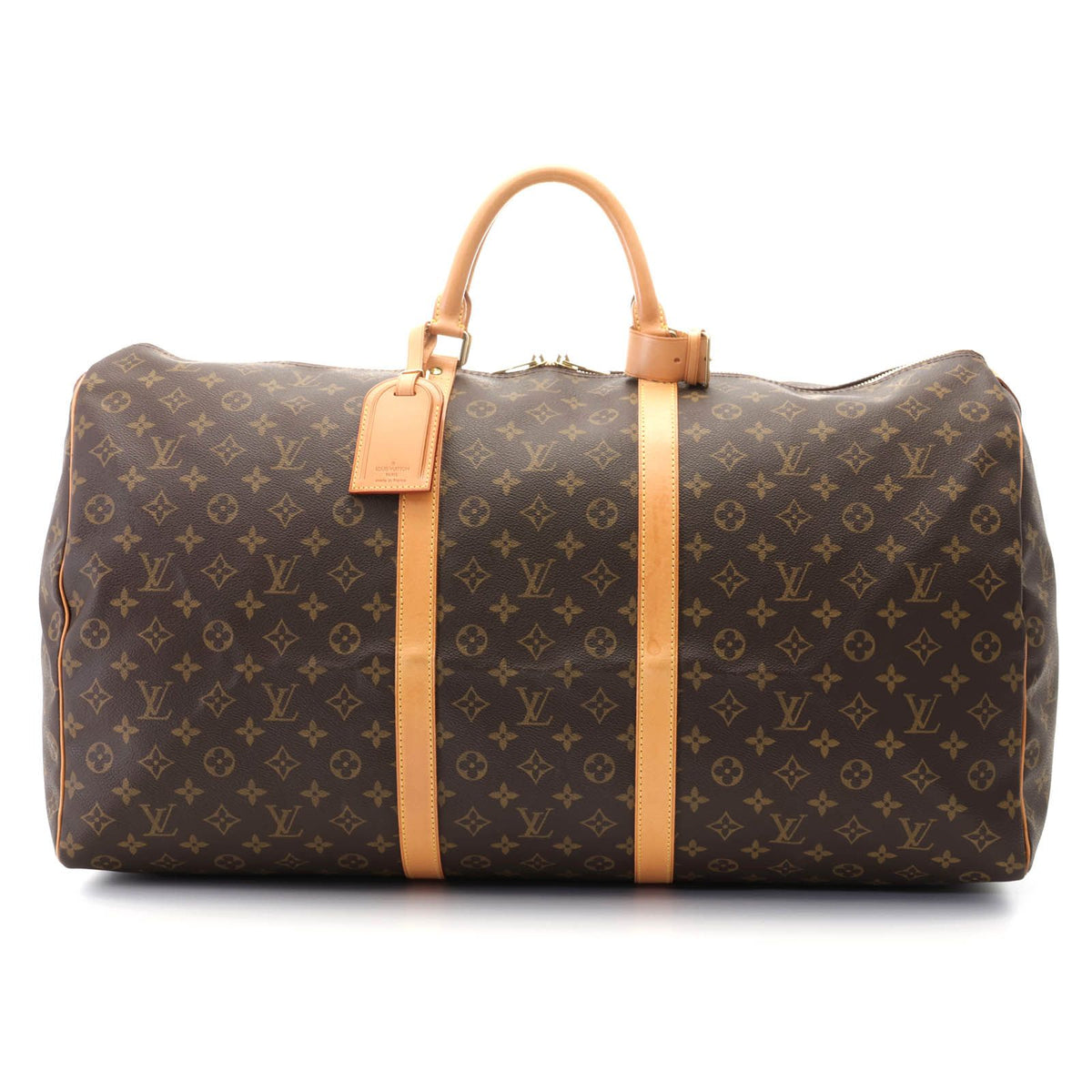 Louis Vuitton Keepall 60 Monogram Boston Bag Canvas