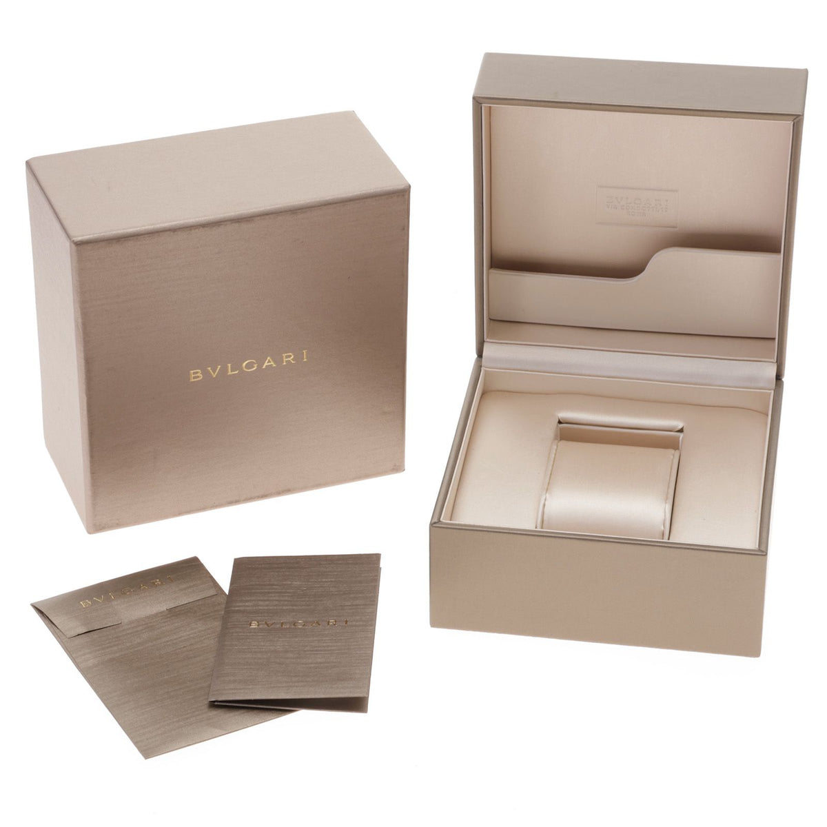 Bvlgari Watch Stainless Steel 18k Pink Gold Silver Dial Automatic — view 7