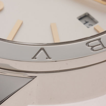 Bvlgari Watch Stainless Steel 18k Pink Gold Silver Dial Automatic — view 4