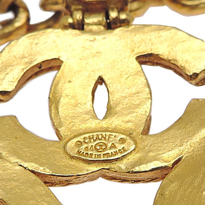 Chanel Triple Coco Necklace Gold Plated — view 5