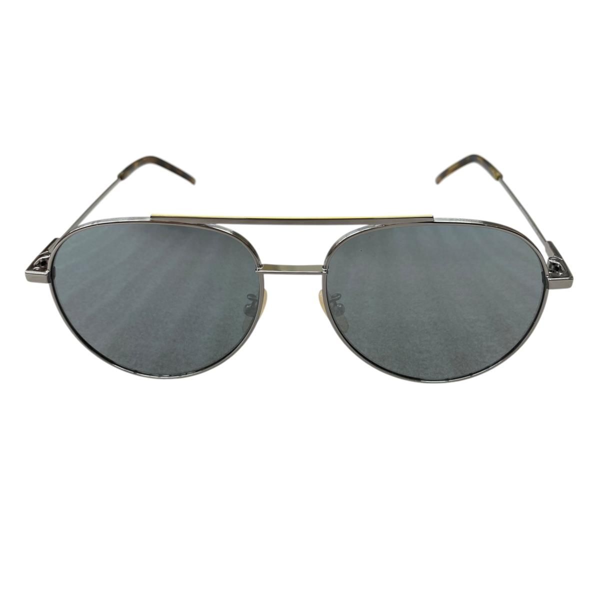 Fendi Sunglasses Silver Frame Tortoiseshell Eyewear — view 3