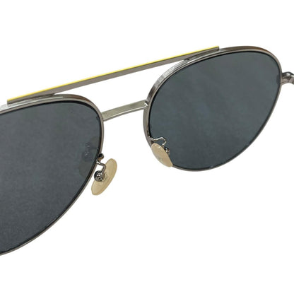 Fendi Sunglasses Silver Frame Tortoiseshell Eyewear — view 5