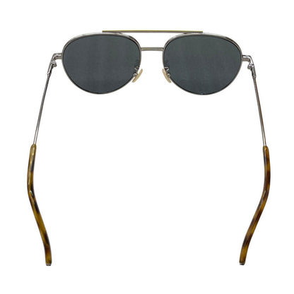 Fendi Sunglasses Silver Frame Tortoiseshell Eyewear — view 4