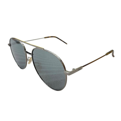 Fendi Sunglasses Silver Frame Tortoiseshell Eyewear