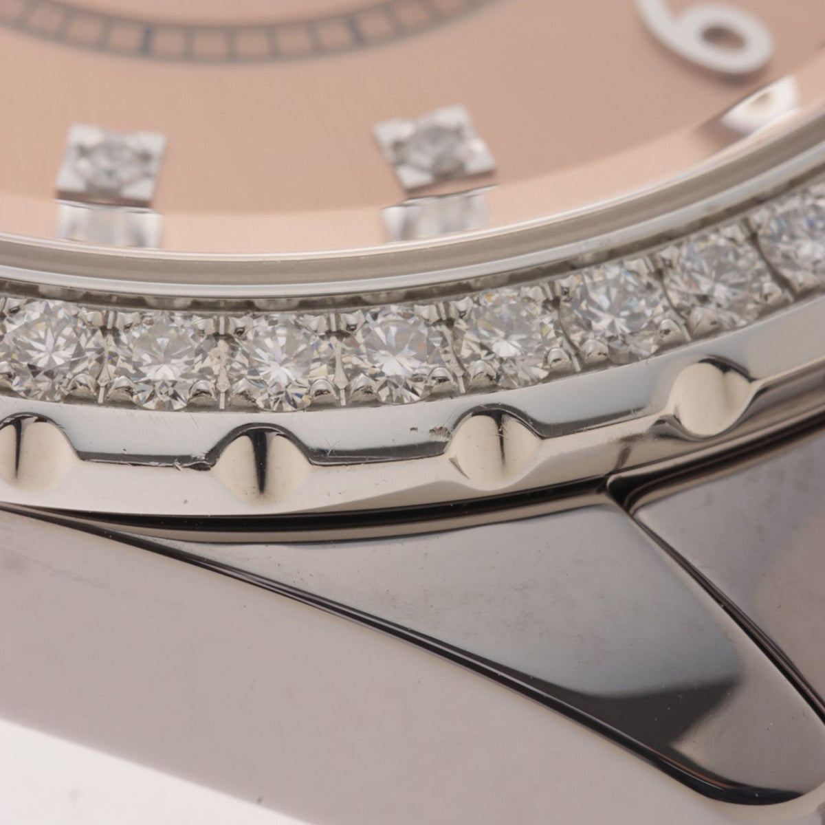 Chanel Chromatic 38 Watch Titanium Ceramic Steel Diamond Bezel Pink Dial — view 4