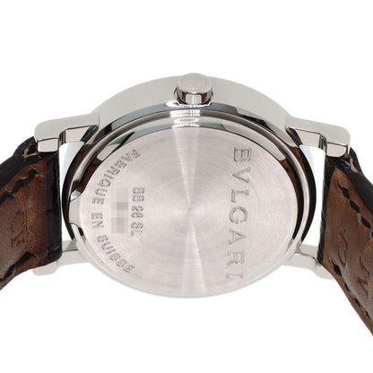 Bvlgari 12 Diamond Watch SS Leather — view 6
