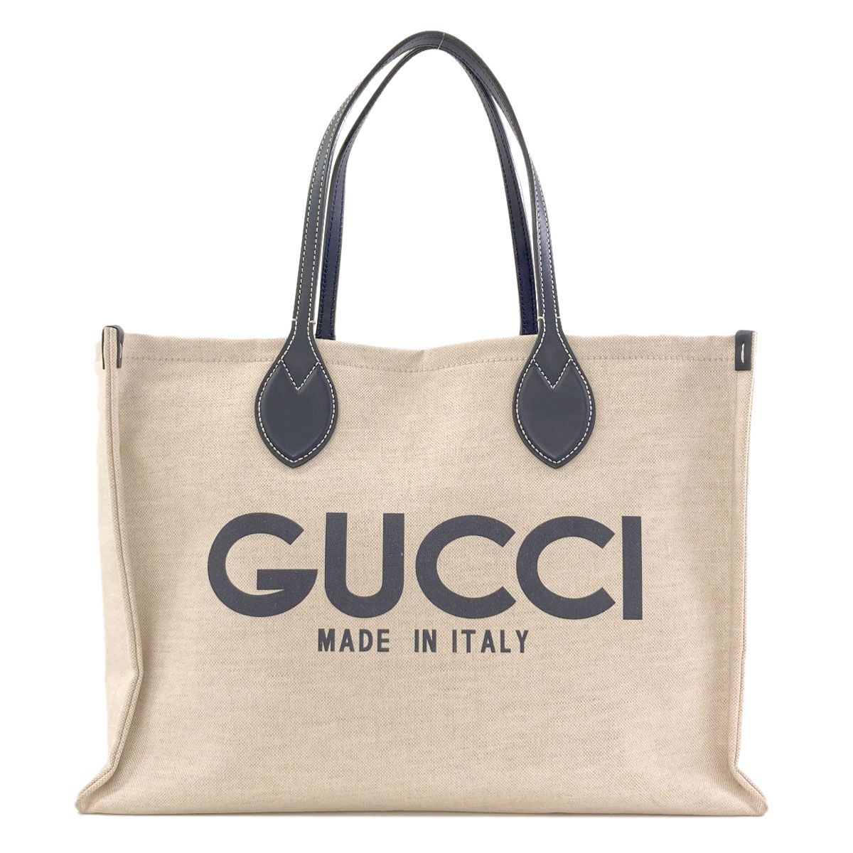 Gucci Logo Tote Bag Canvas