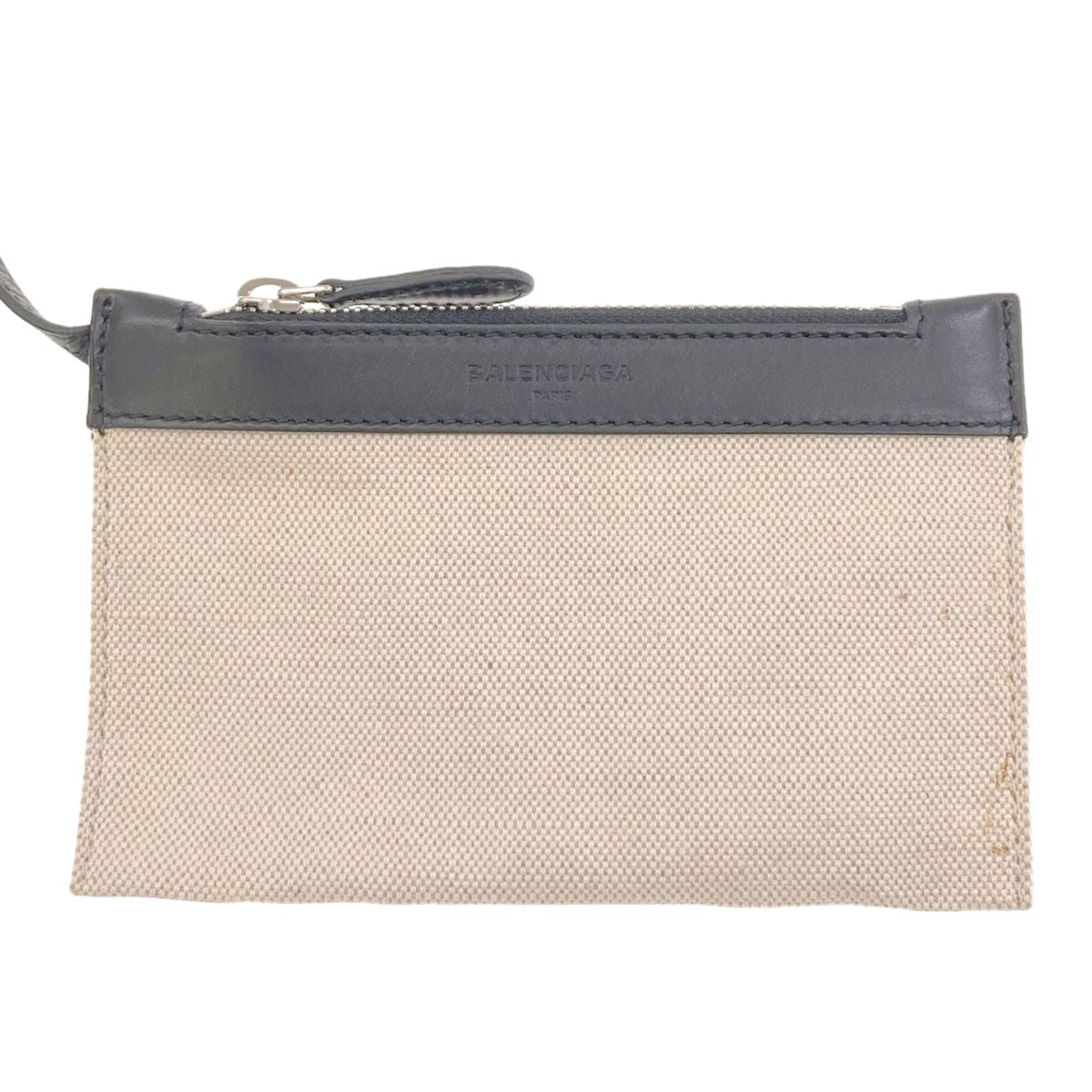 Balenciaga Navy Bucket Shoulder Bag Canvas Leather — view 7