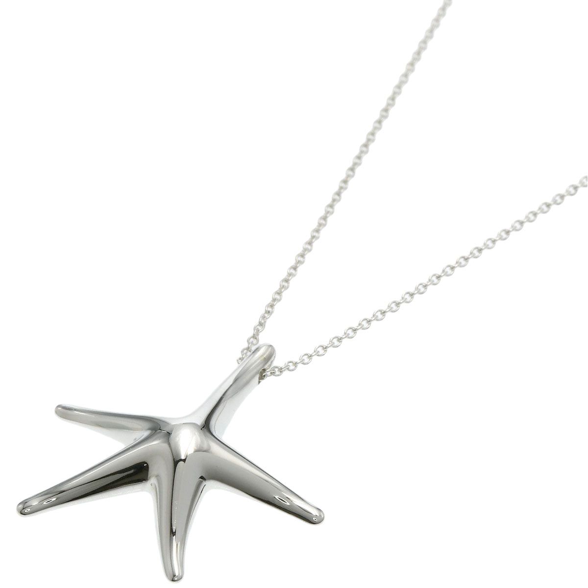 Tiffany & Co Star Fish Necklace Silver