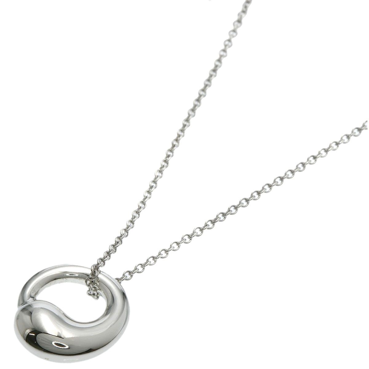 Tiffany & Co Eternal Circle Necklace Silver