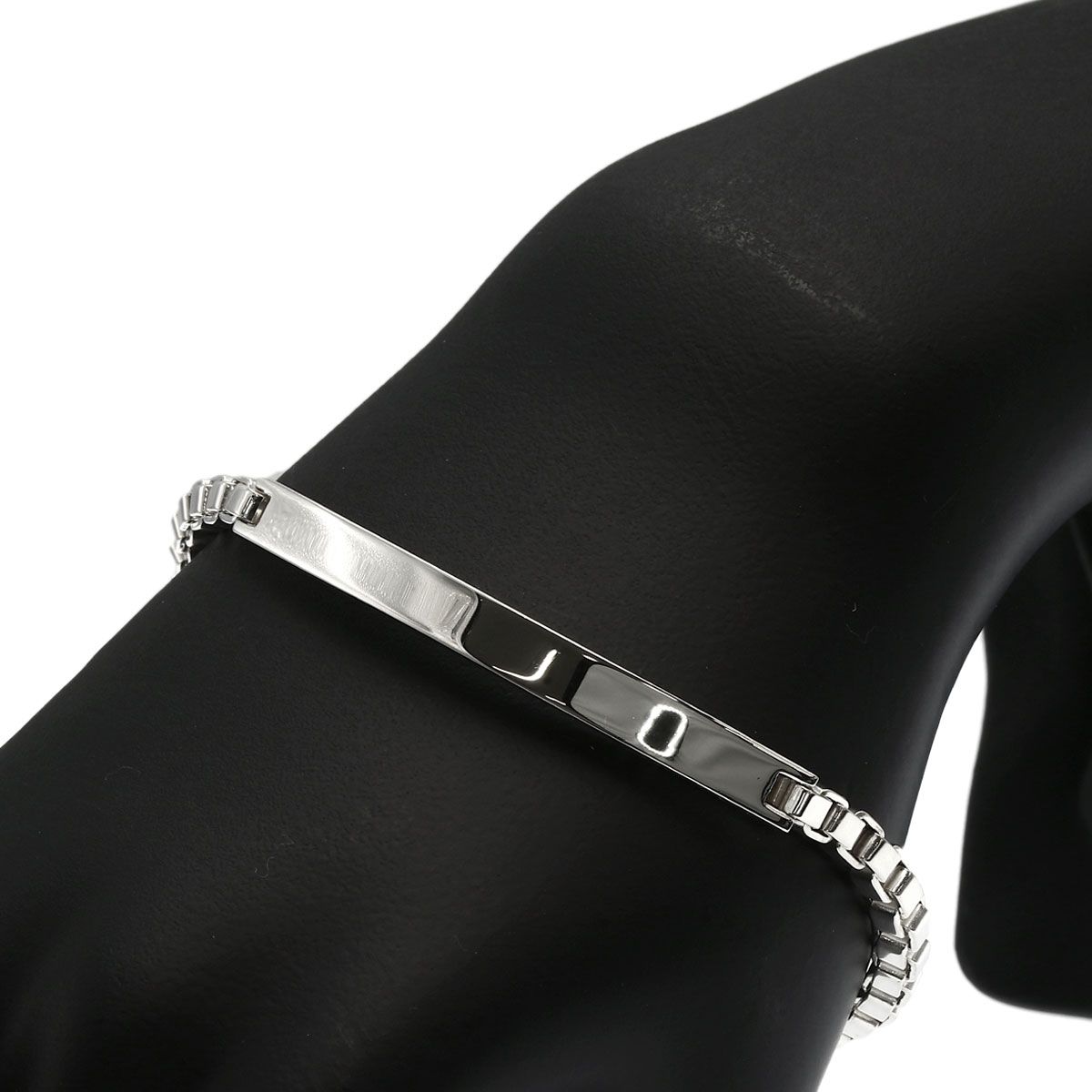 Tiffany & Co Venetian Link ID Bracelet Silver — view 6
